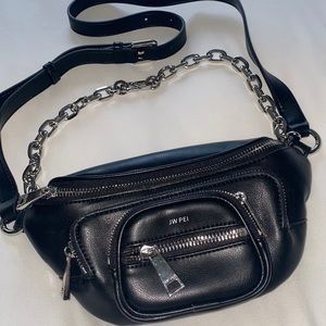 Black leather Fanny!